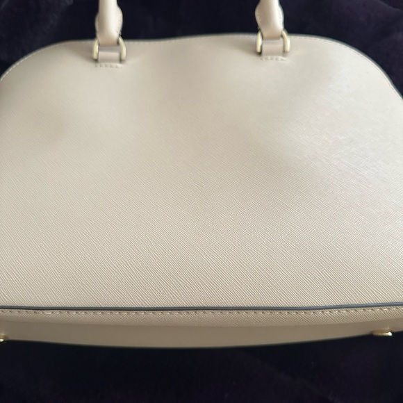 Used Michael Kors Cream Satchel Bag - Picture 2 of 7